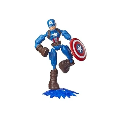 Image de Figurine Marvel Avengers Captain America Bend and Flex 15 cm