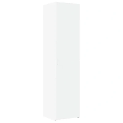 Image de vidaXL Buffet haut blanc 45x42,5x185 cm bois d&#039;ingénierie3281448