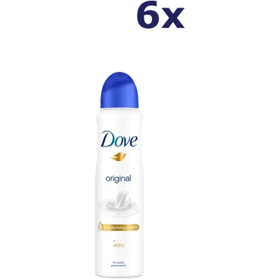 Afbeelding van Dove Original Deodorant Spray 6 x 250 ml