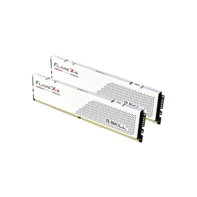 Afbeelding van G.Skill D532GB 6400 32 Flare X5 wh K2 GSK (F5 6400J3240G16GX2 FX5W) (2 x 16GB, 6400 MHz, DDR5 RAM, DIMM 288 pin), Wit