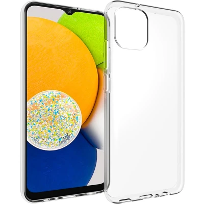 Afbeelding van Accezz Hoesje Geschikt voor Samsung Galaxy A03 Siliconen Clear Backcover Transparant