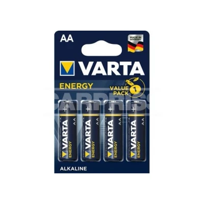 Afbeelding van Varta Batterijen Energy Alkaline LR06/AA 1.5 Volt 4 Stuks