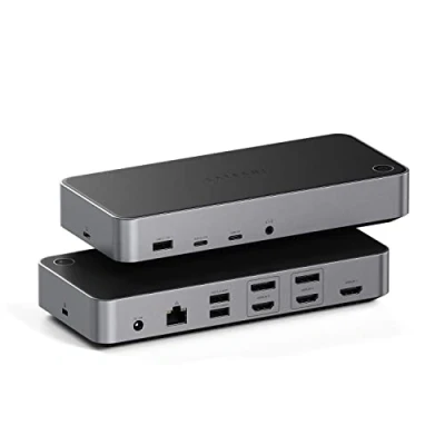 Afbeelding van Satechi Triple 4K Display Docking Station grey ST D4KTM EU