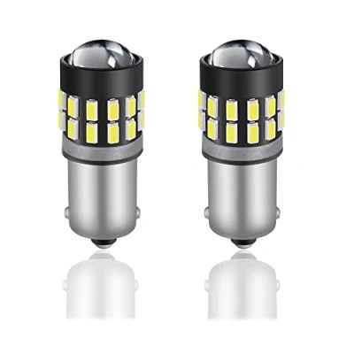 Afbeelding van 2 stuks T4W BA9S led lampen, wit, 12 V, 30 SMD 3014, chips, T11, 53, voor auto, motorfiets, zijmarkeringslicht, binnenlicht, kentekenplaatverlichting, achteruitrijlichten