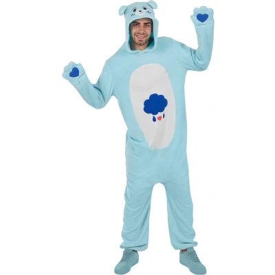 Afbeelding van Funidelia Brombeertje Kostuum voor Troetelbeertjes Care Bears vrouwen en mannen Tekenfilms, Bears, Beer Volwassenen Accessoire verkleedkleding rekwisieten Halloween, carnaval &amp; feesten Maat S M Blauw