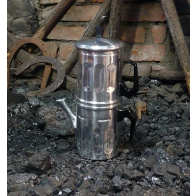 Afbeelding van ILSA Diamanten Napolitaanse koffiezetapparaat, aluminium, kopjes 6, cl 45