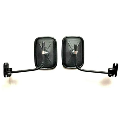 Afbeelding van MelTruck® Set van 2 buitenspiegels, 170 x 120 mm, diameter 10 voor vrachtwagen, tractor, spiegelhouder/spiegelarm