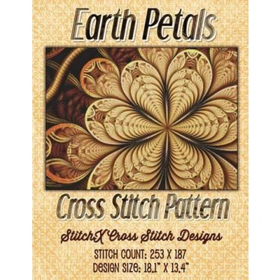 Afbeelding van Earth Petals Cross Stitch Pattern