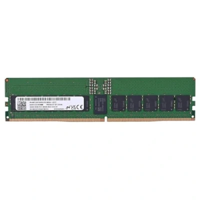 Afbeelding van Micron MTC20F2085S1RC48BR Werkgeheugenmodule voor PC Retail DDR5 32 GB 1 x ECC 4800 MHz 288 pins DIMM CL40