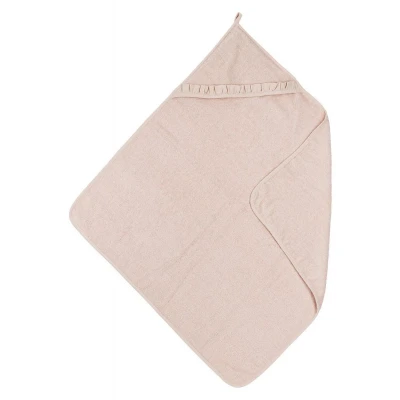 Afbeelding van Meyco Badcape Ruffle Badstof Soft Pink