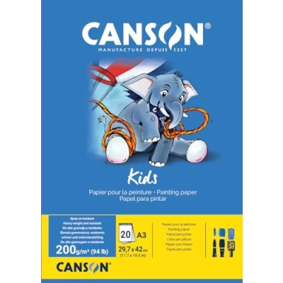 Afbeelding van CANSON kleurblok, DIN A3, 90 g/qm, 30 vellen