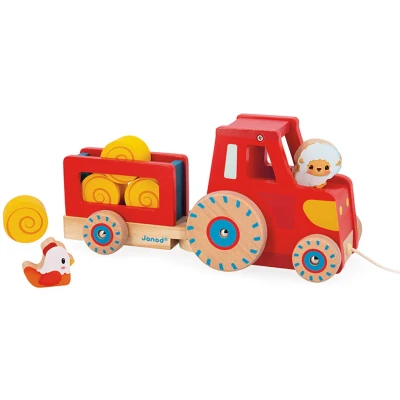 Afbeelding van Janod trekfiguur tractor