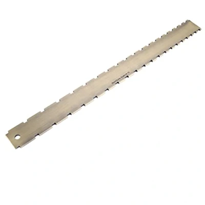 Afbeelding van Guitar handvat gefreesde liniaal, rechte rand meetgereedschap voor gitaar nivellering accessoire, reiniging, reparatie en onderhoud