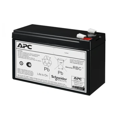 Image de Cartouche de batterie rechange APC #176 d&#039;onduleur 6 x Acide plomb 7 Ah noir