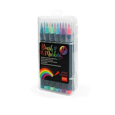 Afbeelding van LEGAMI Brush pennen 12 kleuren penseelpunt