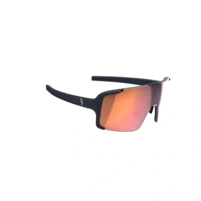 Afbeelding van BBB Cycling Chester FLUX Fietsbril Heren en Dames Hoog Contrast Sportbril Wielrenbril Met Lens Anti Condens Mat Zwart Rood BSG 74