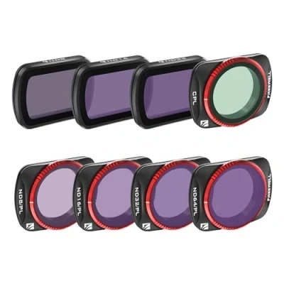 Afbeelding van Freewell 8Pack de hele dag QuickSwap ND/PL, ND, CPL filterkit voor Osmo Pocket 3