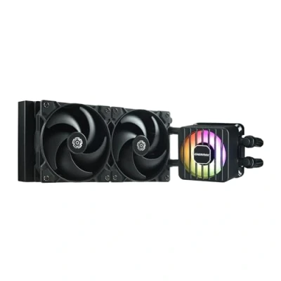 Image de Enermax LIQMAXFLO SR ELC LMF240 SF Système de refroidissement liquide processeur ARGB Taille radiateur : 240 mm (pour LGA115x Socket, LGA1200, LGA1366, LGA1700, LGA2011, LGA2011 3 (Square ILM), LGA2066, AM4, AM5) cuivre 120