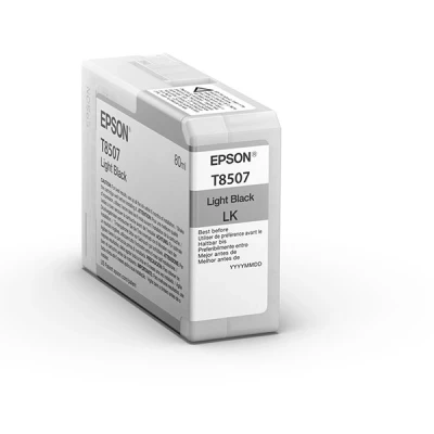 Image de Epson T8507 80 ml noir clair original cartouche d&#039;encre pour SureColor P800, P800 Designer Edition, SC