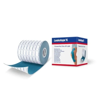 Image de Leukotape K Bande Adh Elast Bleu 7,5cmx5m 1