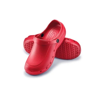 Afbeelding van ESTRO Clogs voor heren en dames, uniseks, tuinklomp, kunststof, heren, lichte tuinklompen, rubber, F92, Rood, 39 EU