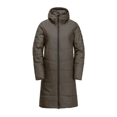 Afbeelding van Jack Wolfskin DEUTZER COAT W Dames Outdoorjas cold coffee Maat XL