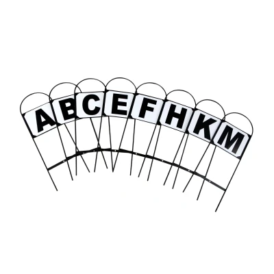 Image de Horka Lettres de Dressage Kit base 8 Noir