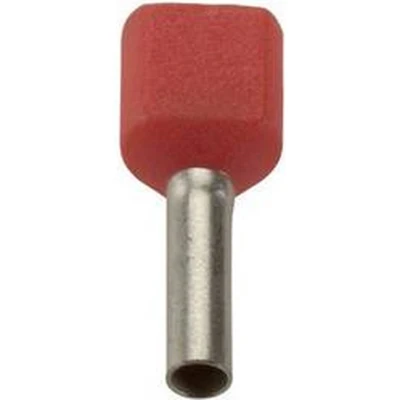 Afbeelding van LAPP 61802000 Dubbele adereindhulzen 0.75 mm² Deels geïsoleerd Grijs 500 stuk(s)