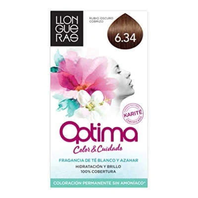 Afbeelding van LLONGUERAS OPTIMA hair colour 6.34 golden deep blond
