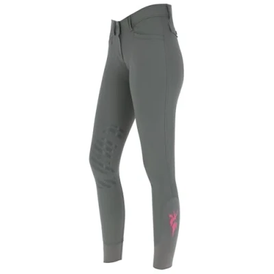 Afbeelding van Covalliero Rijbroek Janne x PinkRibbon Graphite 32
