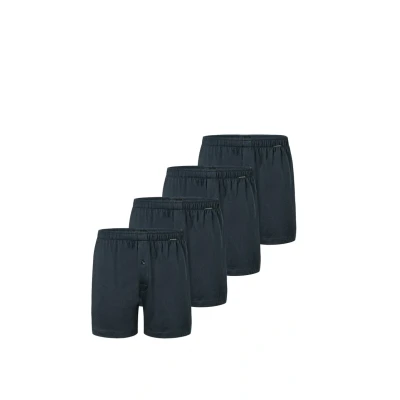 Afbeelding van Schiesser 4 PACK Boxershorts, Heren, Maat: 3XL, Nachtblau