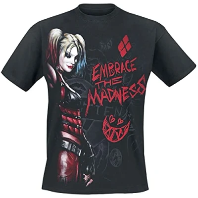 Afbeelding van dc comics T shirt heren, zwart.