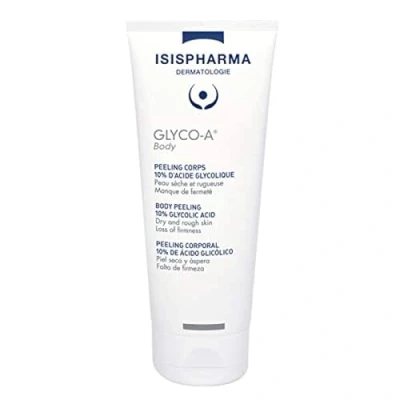 Afbeelding van ISPHARMA GLYCO A BODY Exfoliërende crème voor het verzachten, hydrateren en verstevigen van de huid Glycolzuur, sheaboter plantaardige squalaan droge ruwe gemaakt in Frankrijk