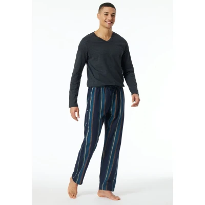 Afbeelding van Schiesser MIX &amp; Relax Pyjamabroek, Heren, Maat: 54, Dunkelblau blau