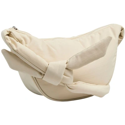 Afbeelding van Pieces Pcamanda KNOT Bumbag Schoudertas, Dames, Maat: One Size, Sandshell