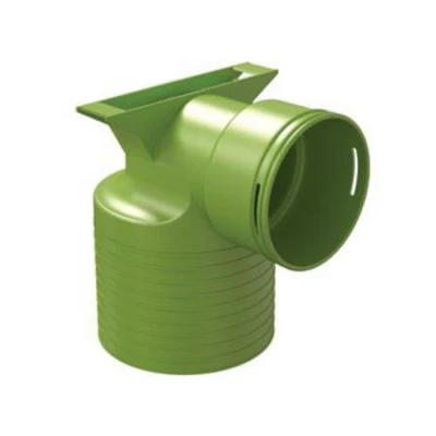 Afbeelding van Ubbink AE48C ventieladapter met 1 buis 90 graden Ø125mm 0188188