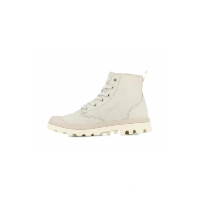 Afbeelding van Palladium Pampa DUO Chrome Veterboots, Maat: 38, Natural grey Textiel