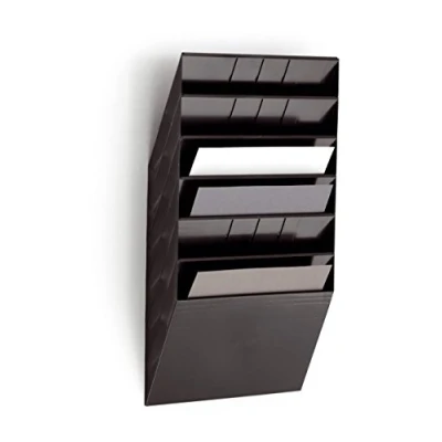 Afbeelding van Durable Flexiboxx Wanddisplay 6 A4 liggend zwart