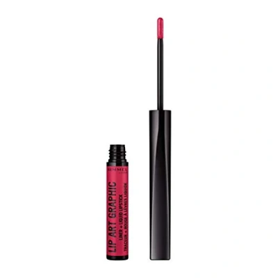 Afbeelding van Rimmel Lip Art Graphic Lippenstift 110 Vibez