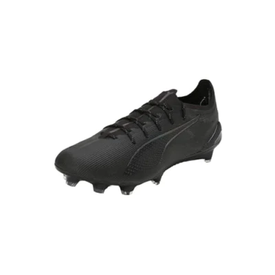 Afbeelding van Puma Ultra 5 Ultimate FG Voetbalschoenen met kunststof noppen, Heren, Maat: 47, Black/silver/shadow gray Textiel/ synthetisch