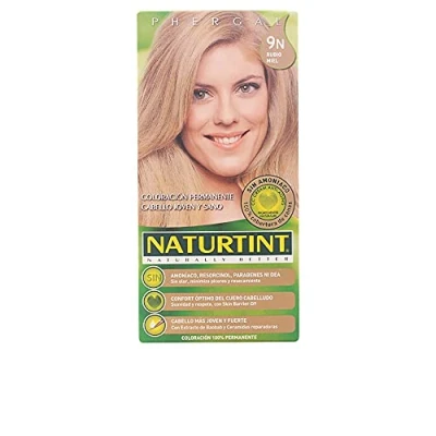 Image de NATURTINT Biobased, Coloration sans ammoniaque, 9N Blond Miel, Couverture à 100% des cheveux blancs, Ingrédients végétaux, Couleur naturelle et durable, 170 ml…