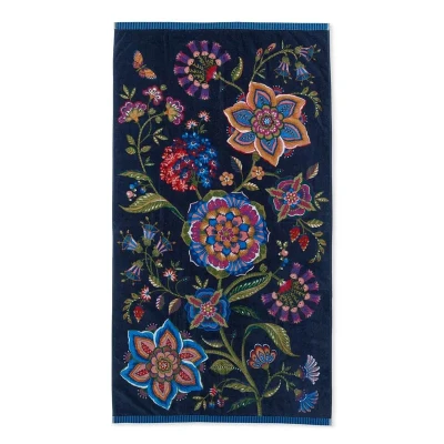 Afbeelding van Pip Studio Tokyo Bouquet Sierkussen 22 X 70 Cm Royalblauw