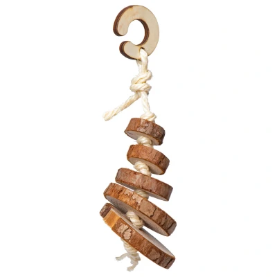 Afbeelding van Quapas! Rodent Toy Disc Dangler Speelgoed 7x7x22 cm per stuk