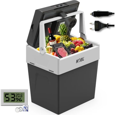 Afbeelding van KOEL Boks 30 Koelbox Elektrisch 12V en 230 Volt voor Auto Thermo Elektrische Frigobox Coolbox Liter