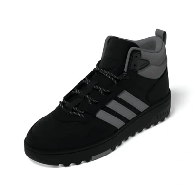 Afbeelding van adidas HOOPS 4.0 MID SHOES Uniseks schoenen, Core Black / Grey Four Black, 40 2/3 EU