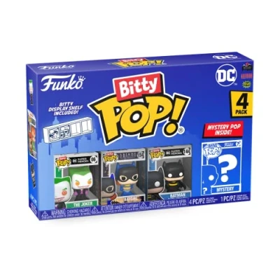 Afbeelding van Funko Bitty Pop! DC Batman 4 Pack Series 2 The Joker 06 Batgirl 154 144 + Mystery
