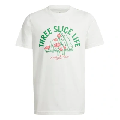 Afbeelding van adidas LOUNGE PIZZA GRAPHIC T shirt gebreid uniseks kinderen
