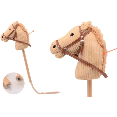 Afbeelding van Holly Horse hobby paard met geluid ca. 80 cm halster , stokpaardje voor horsing om op te rijden kinderen stokpaard stokpaarden stok