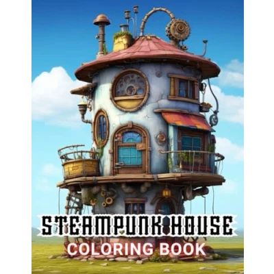 Afbeelding van Steampunk House Coloring Book