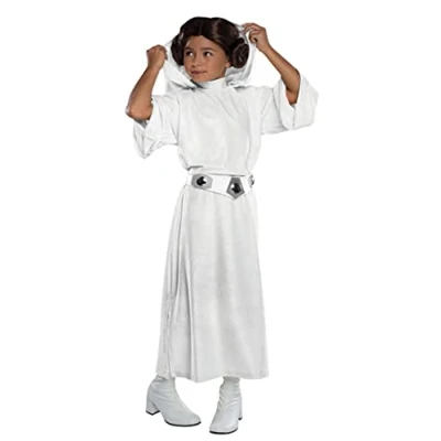 Afbeelding van Rubie&#039;s Officieel kostuum van prinses Leia voor meisjes, Star Wars The Force Awakens